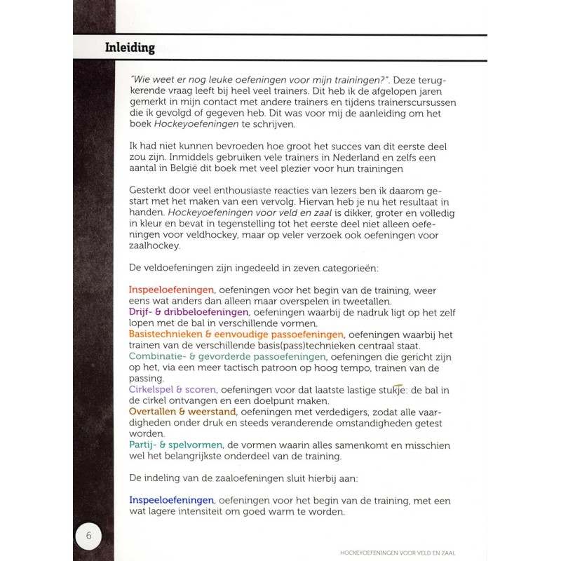 Hockeyoefeningen voor veld en zaal