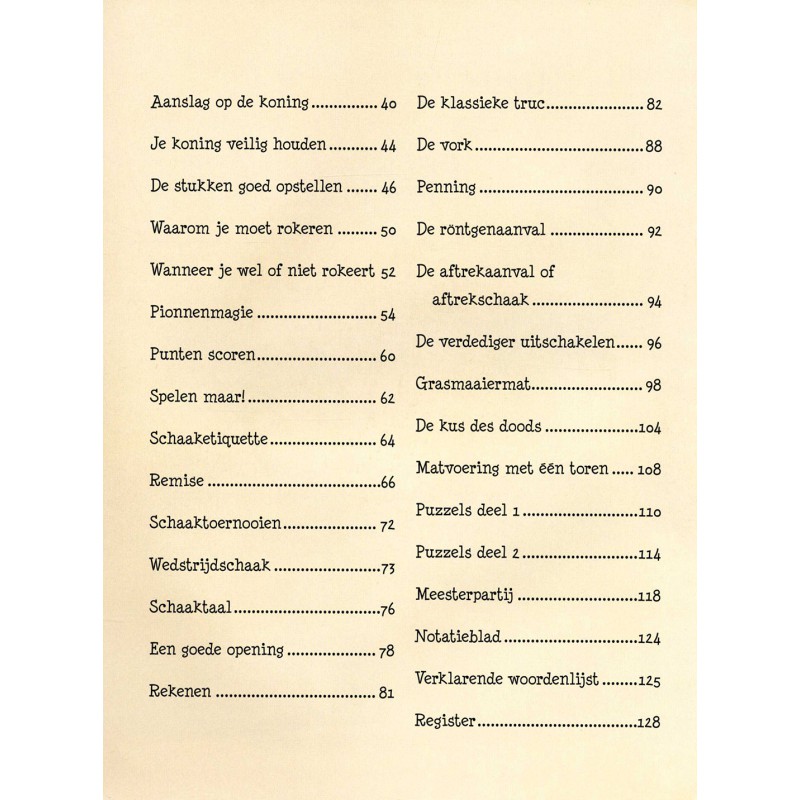 Schaken voor de jeugd