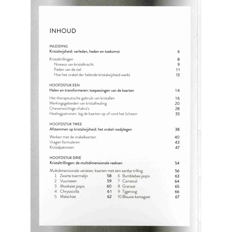 Het kristal, orakel van helende wijsheid
