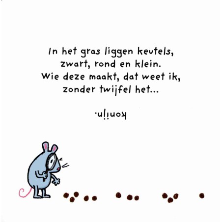 Van wie is deze poep?