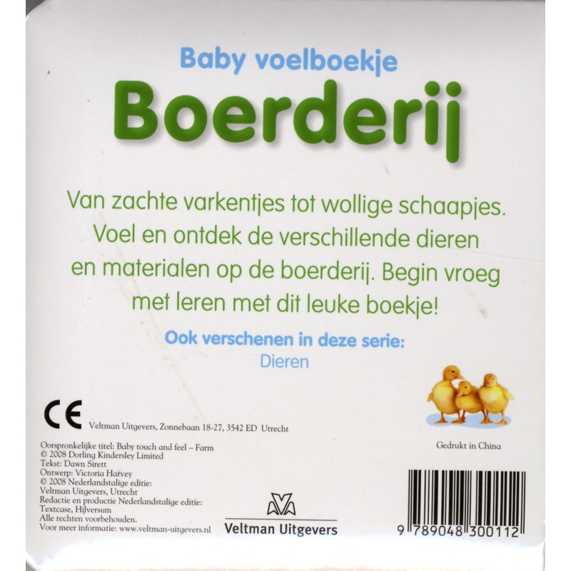 Baby voelboekje: Boerderij