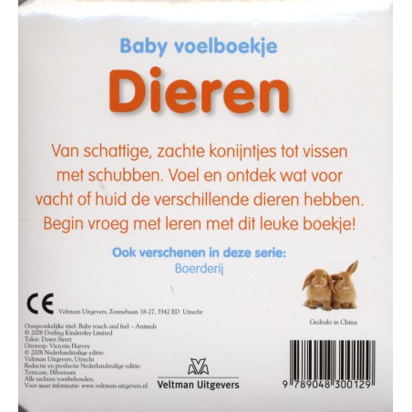Baby voelboekje: Dieren