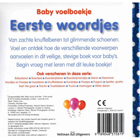 Baby voelboekje: Eerste woordjes