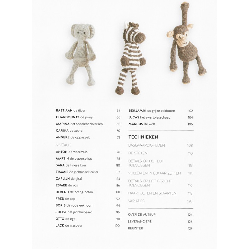 Gehaakte knuffeldieren