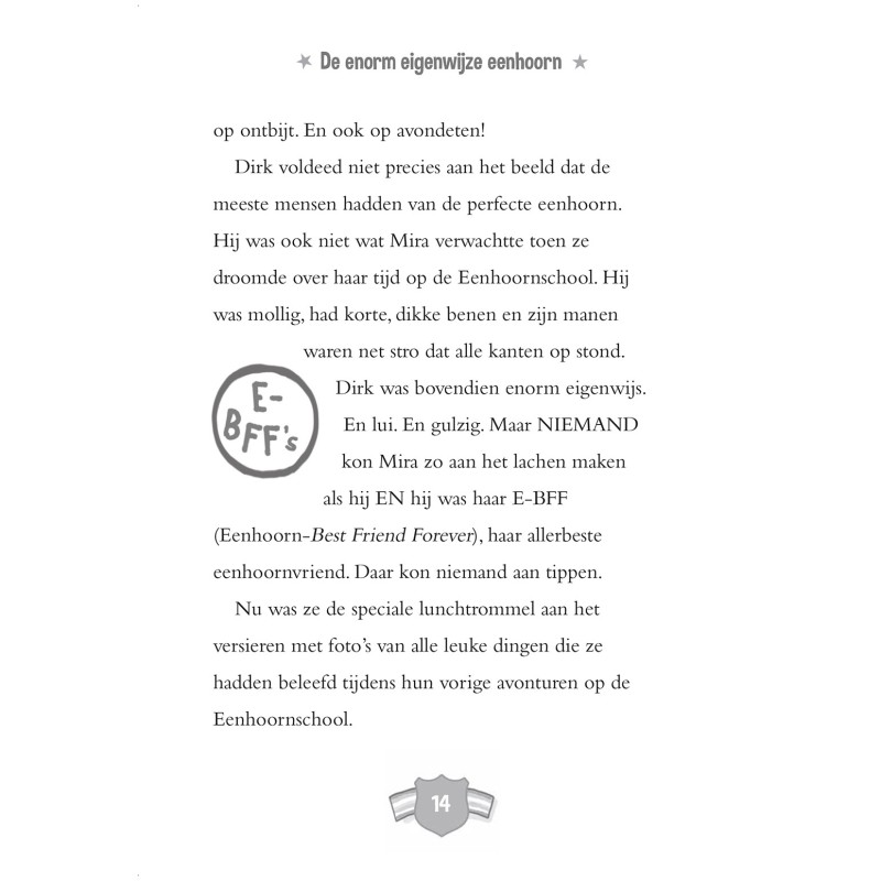 De enorm eigenwijze eenhoorn en de sportdag