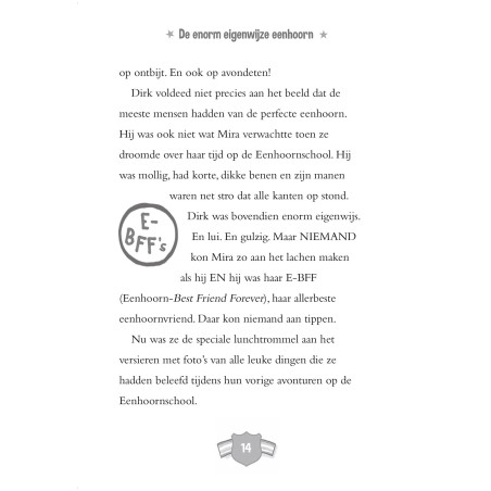 De enorm eigenwijze eenhoorn en de sportdag