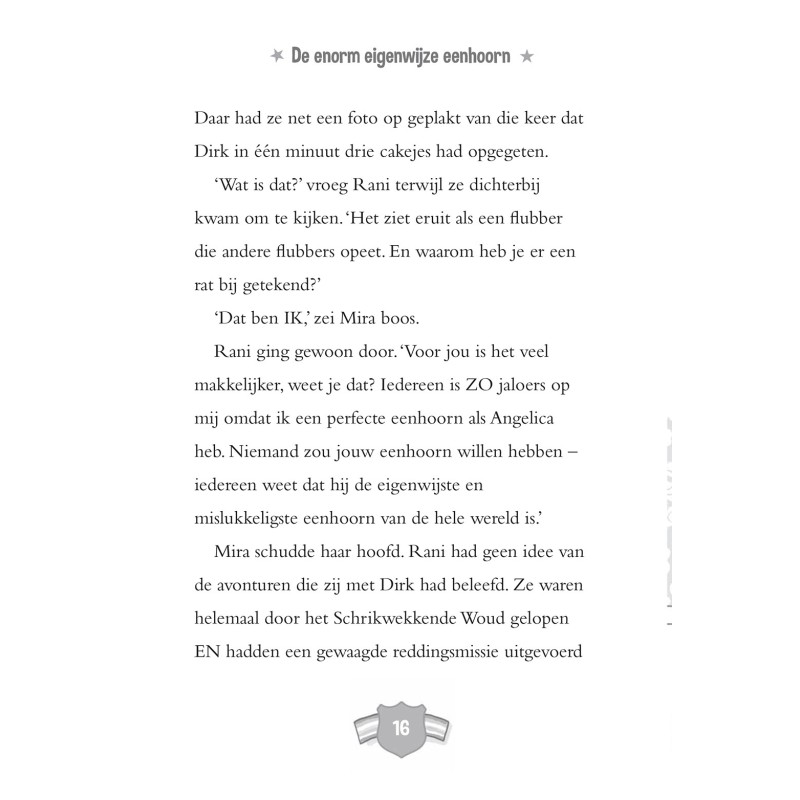 De enorm eigenwijze eenhoorn en de sportdag