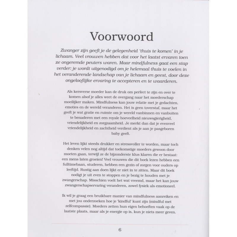 Mindful zwanger