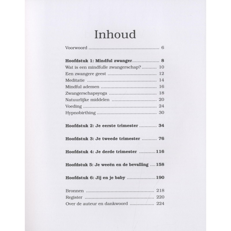 Mindful zwanger