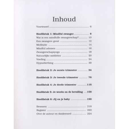 Mindful zwanger
