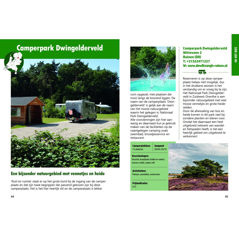 150 mooiste camperplaatsen in Nederland