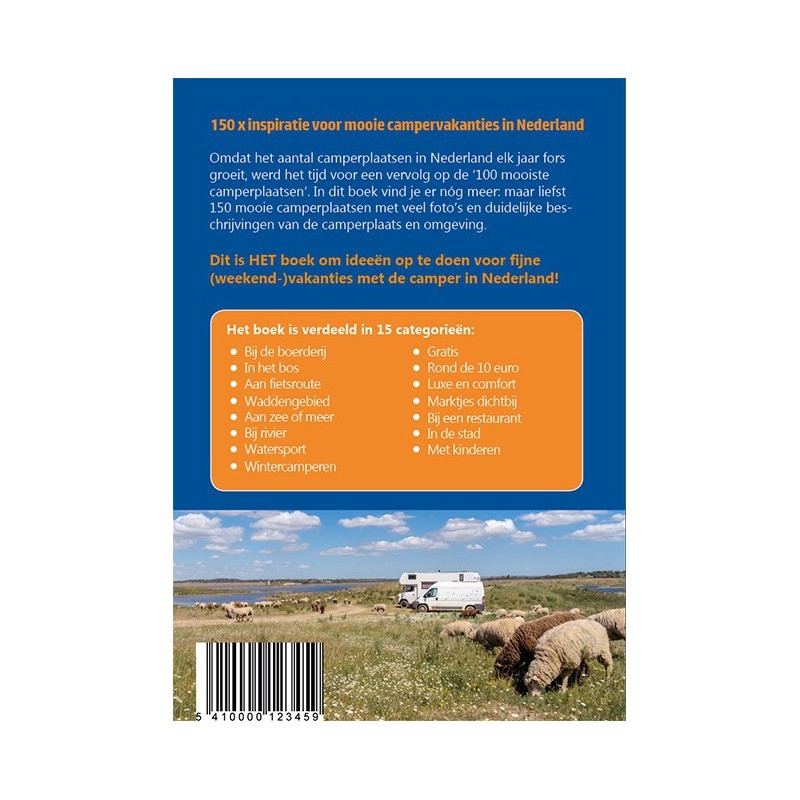 150 mooiste camperplaatsen in Nederland