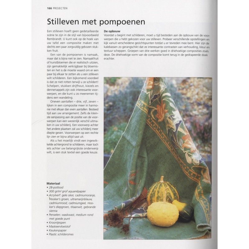 Acrylverf, olieverf & gouache