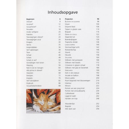 Acrylverf, olieverf & gouache