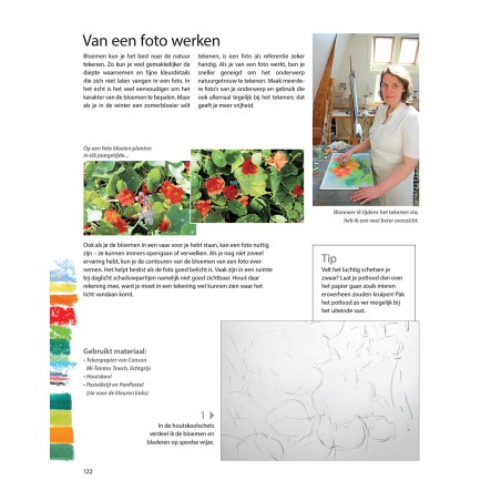 Natuur met pastelkrijt