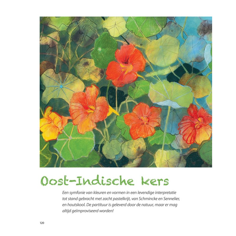 Natuur met pastelkrijt