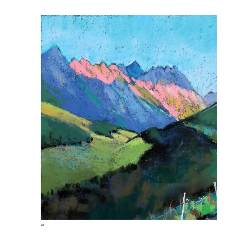 Natuur met pastelkrijt