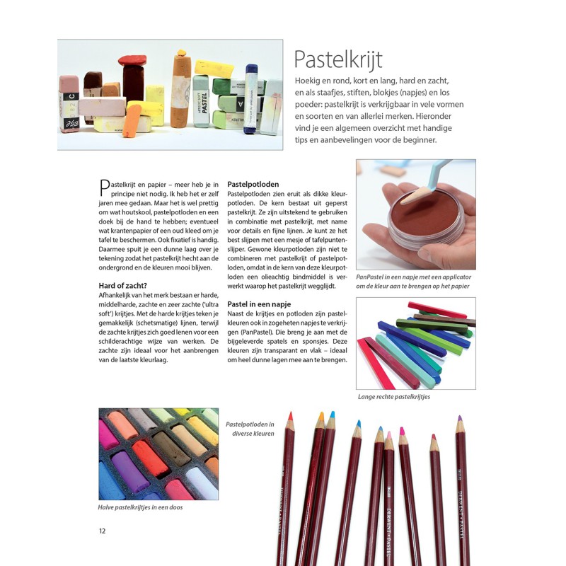 Natuur met pastelkrijt