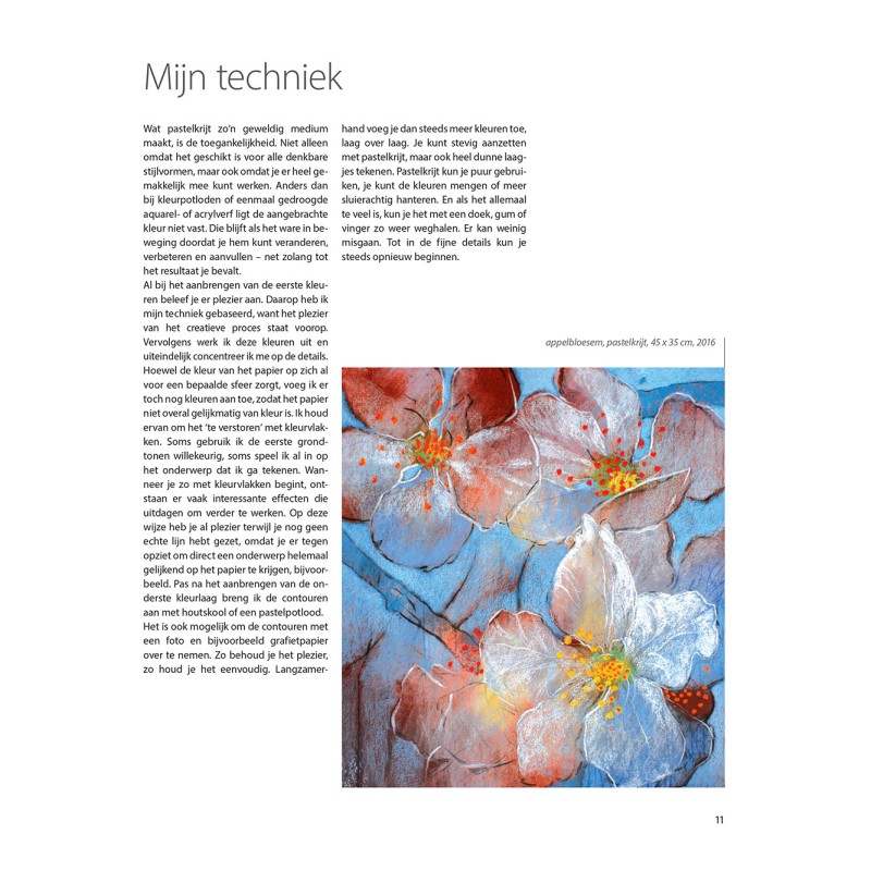 Natuur met pastelkrijt