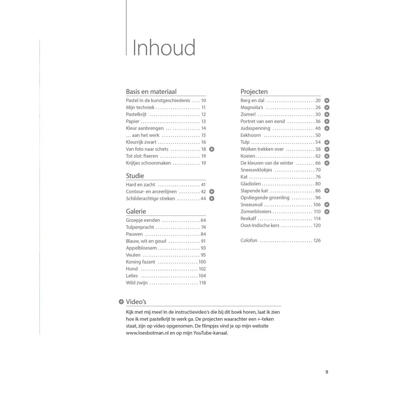 Natuur met pastelkrijt