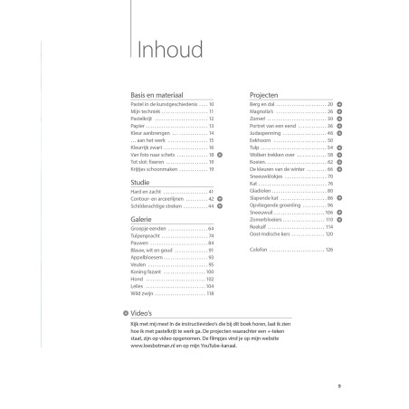 Natuur met pastelkrijt