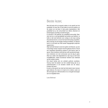 Natuur met pastelkrijt