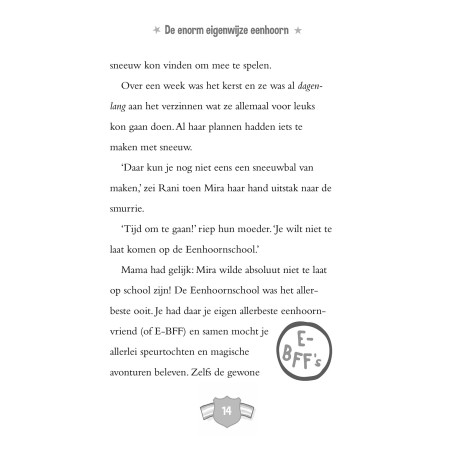 De enorm eigenwijze eenhoorn: Vrolijk Sneeuweenhoornfeest!