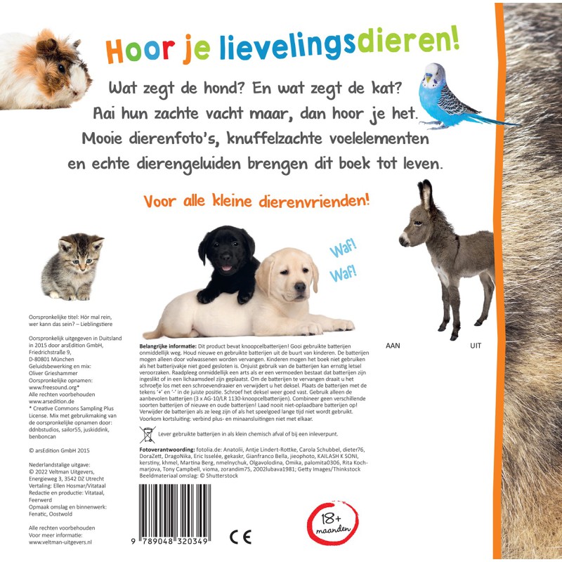 Welk dier hoor ik hier? - Lievelingsdieren