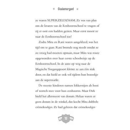 De enorm eigenwijze eenhoorn op schoolreis