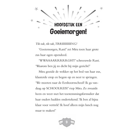 De enorm eigenwijze eenhoorn op schoolreis