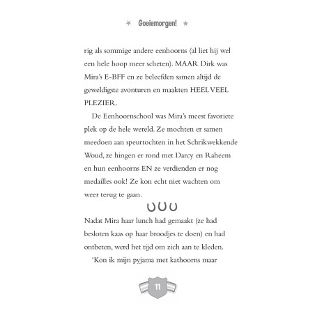 De enorm eigenwijze eenhoorn op schoolreis