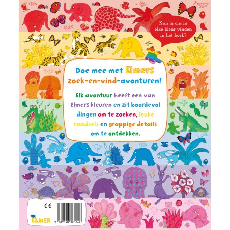 Elmer zoek en vind - Kleuren