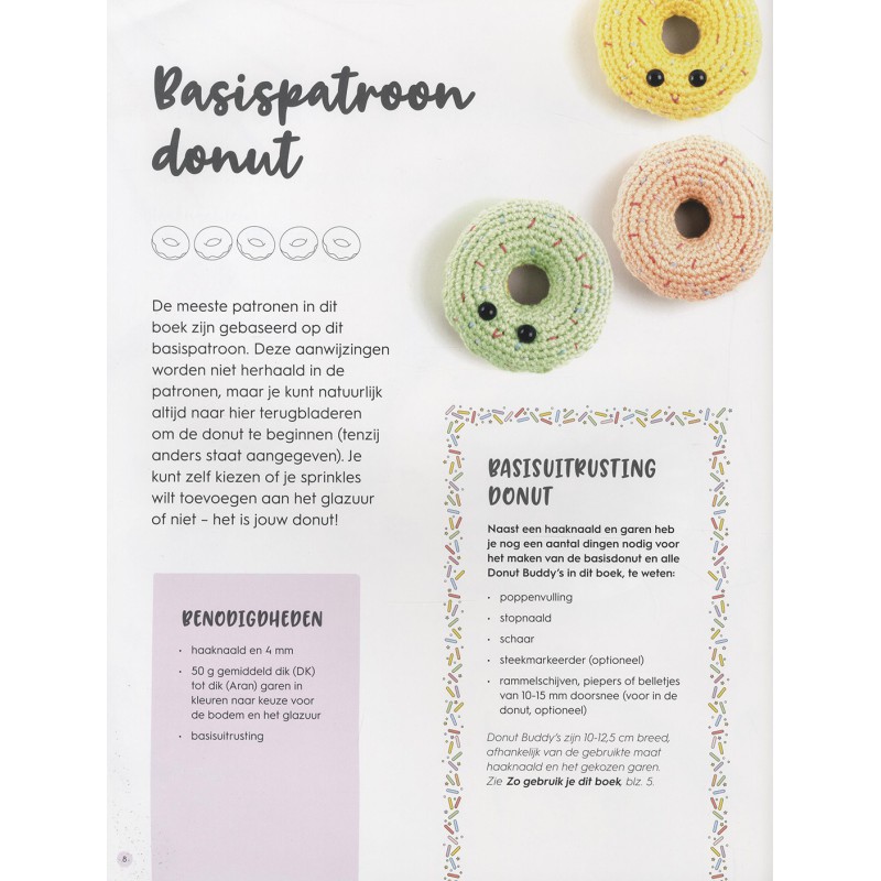 Gehaakte donutvriendjes