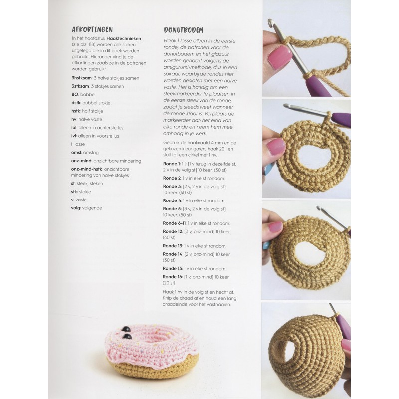 Gehaakte donutvriendjes