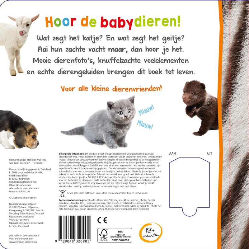 Welk dier hoor ik hier? - Babydieren