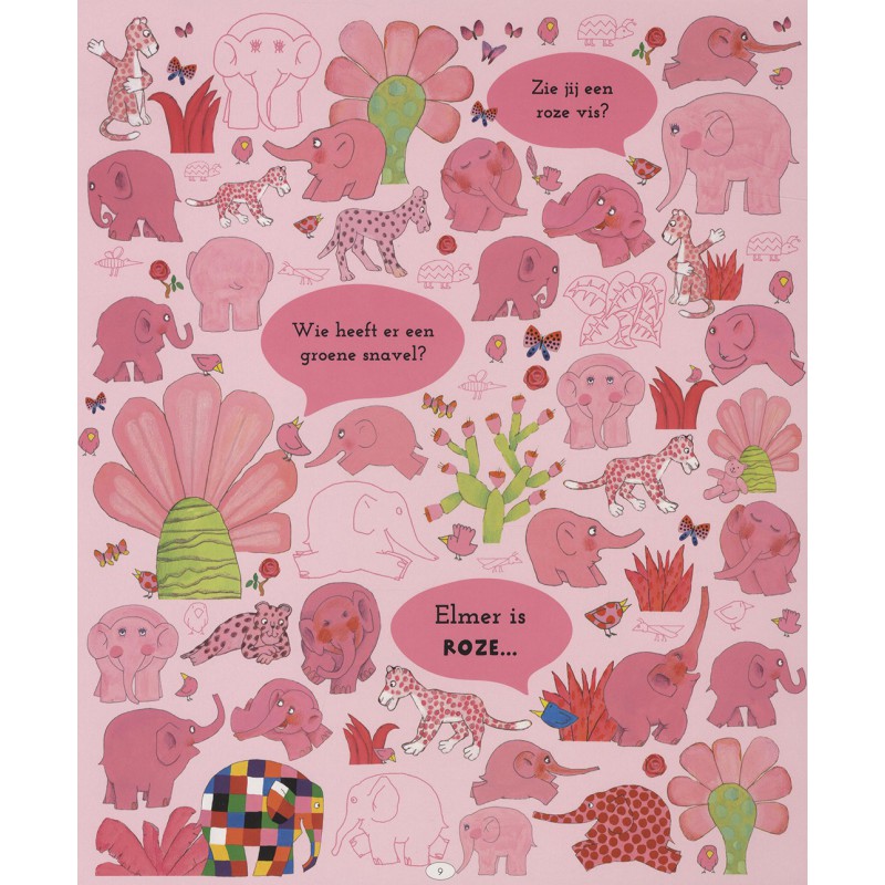 Elmer zoek en vind - Kleuren