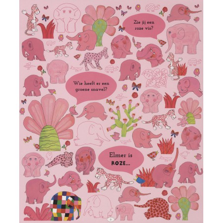 Elmer zoek en vind - Kleuren