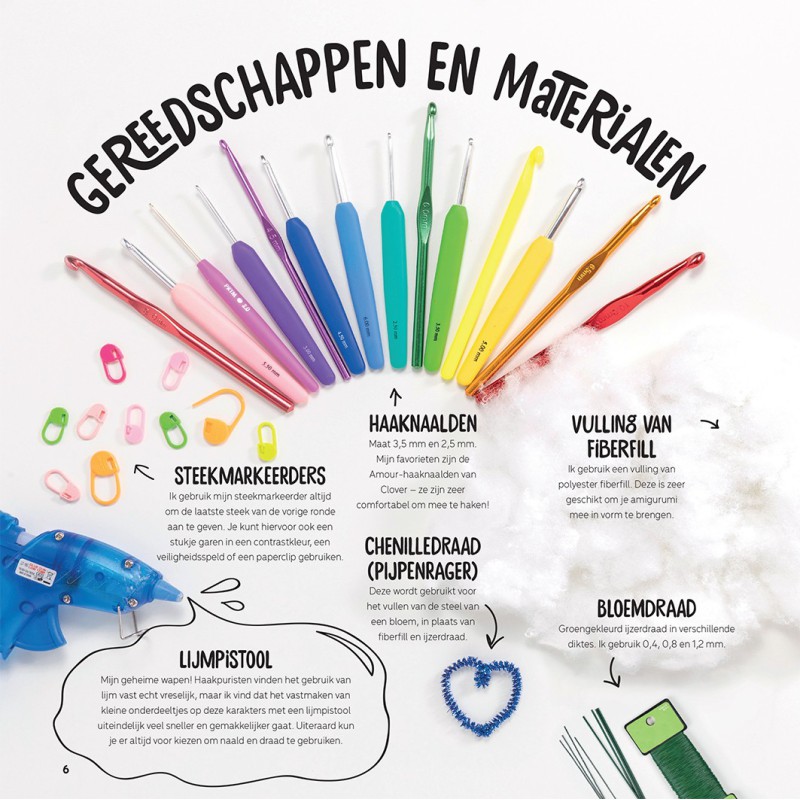 Kawaii haken voor groene vingers