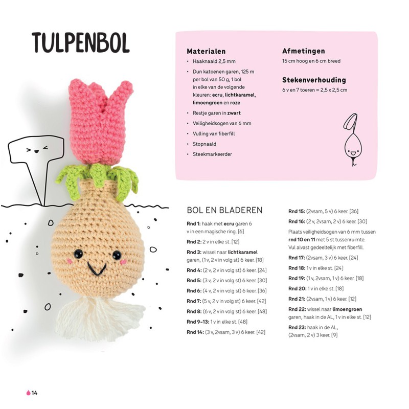 Kawaii haken voor groene vingers