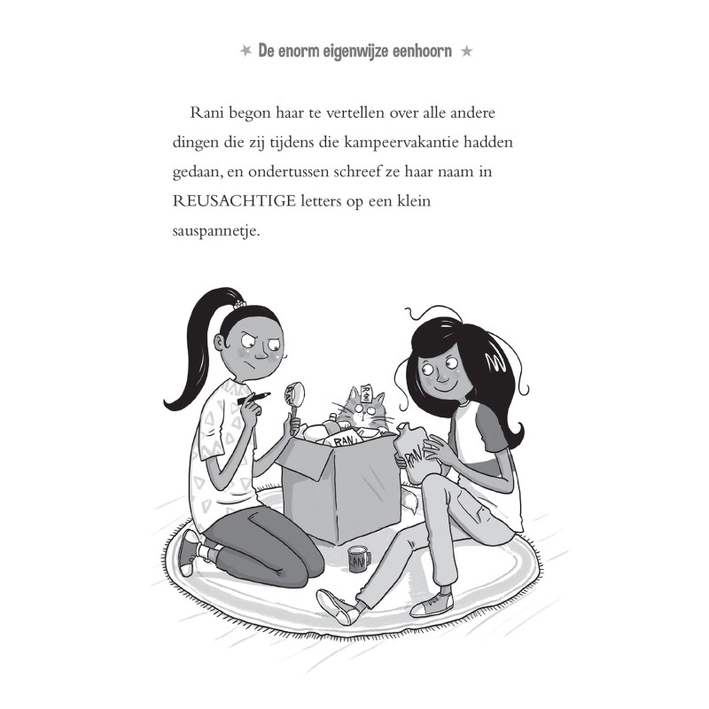 De enorm eigenwijze eenhoorn gaat kamperen