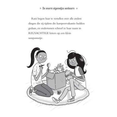 De enorm eigenwijze eenhoorn gaat kamperen