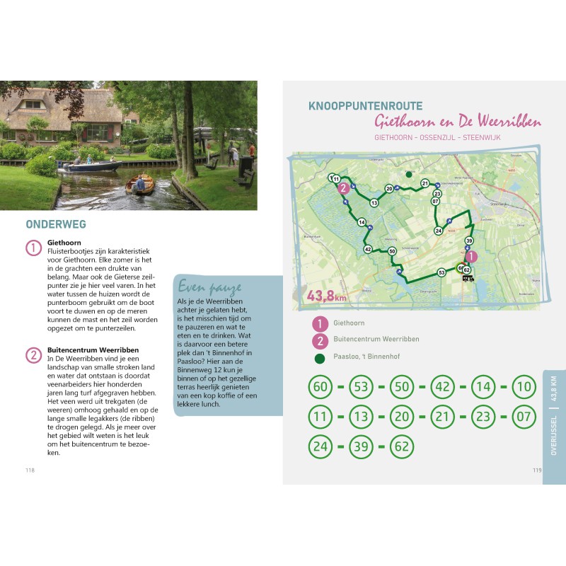 55 camperplaatsen en fietsroutes in Nederland