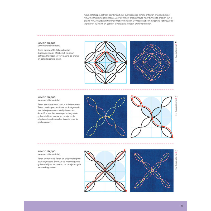 365 sashiko-patronen