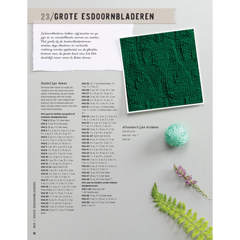 De kunst van het landschappen breien