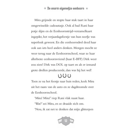 De enorm eigenwijze eenhoorn en het verjaardagsfeest