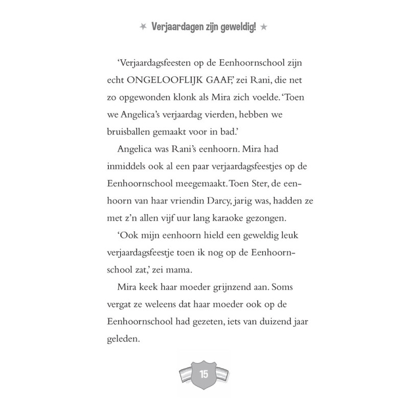 De enorm eigenwijze eenhoorn en het verjaardagsfeest