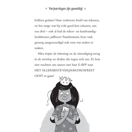 De enorm eigenwijze eenhoorn en het verjaardagsfeest