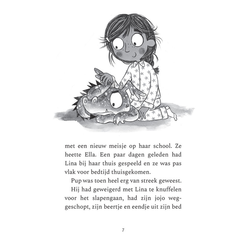 Lina en het knorrige draakje