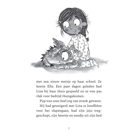 Lina en het knorrige draakje