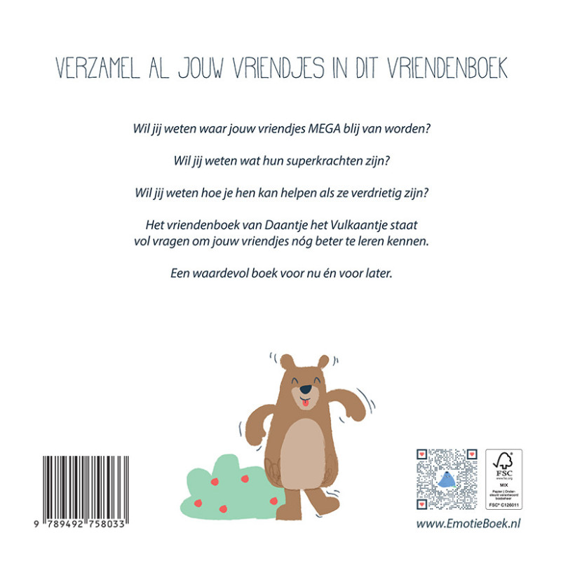 Daantje het Vulkaantje - mijn vriendenboek